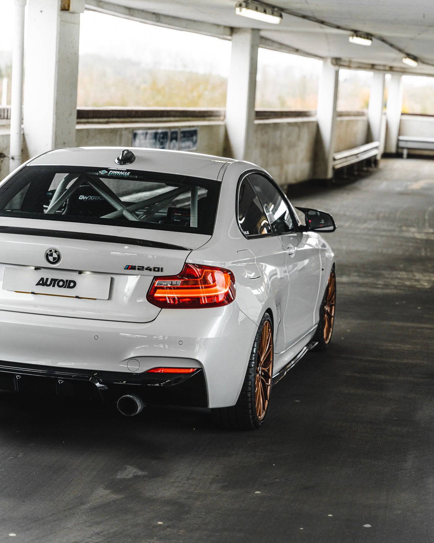 ZAERO EVO-1 Gloss Black Rear Diffuser BMW 2 Series F22/F23