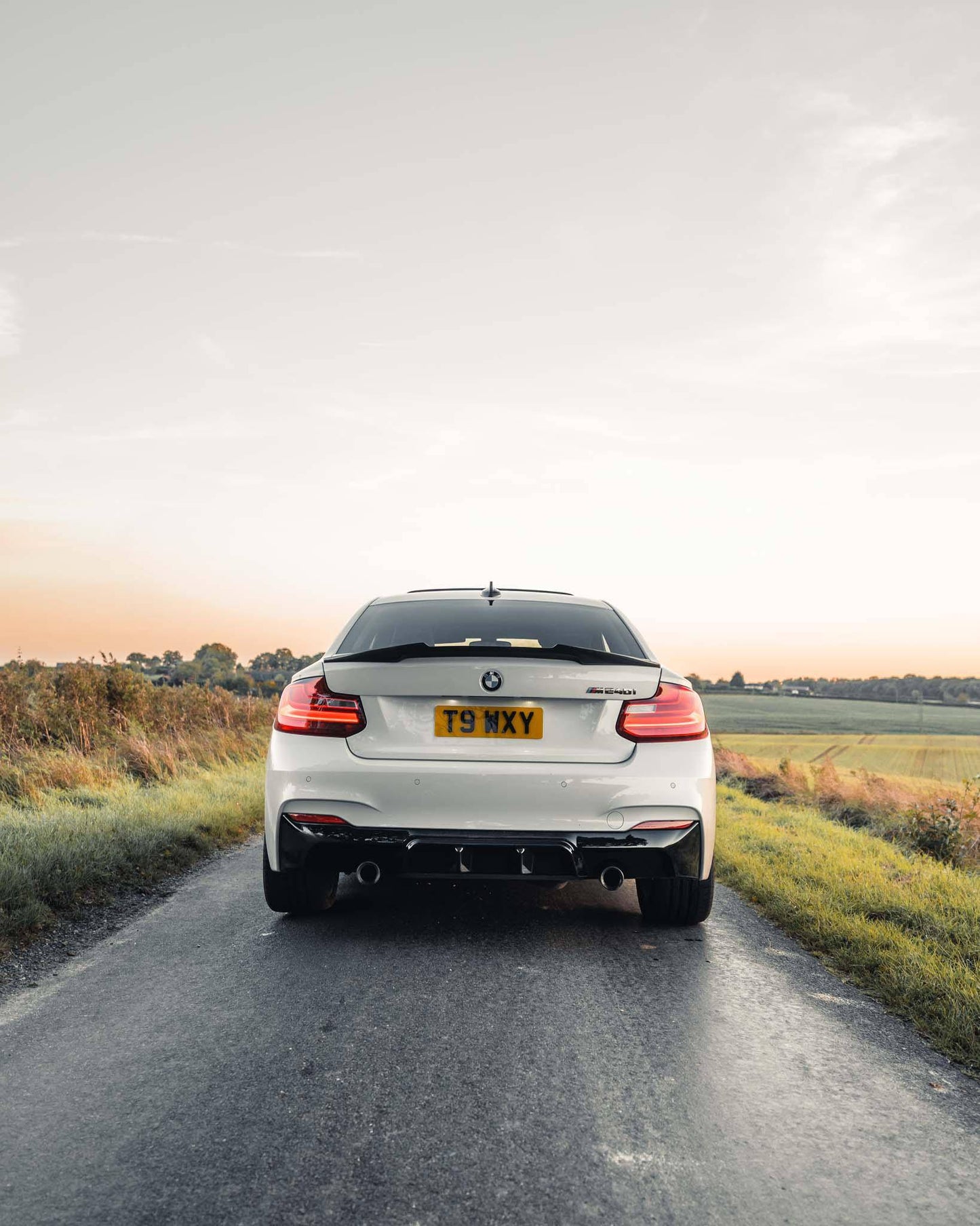 ZAERO EVO-1 Gloss Black Rear Diffuser BMW 2 Series F22/F23