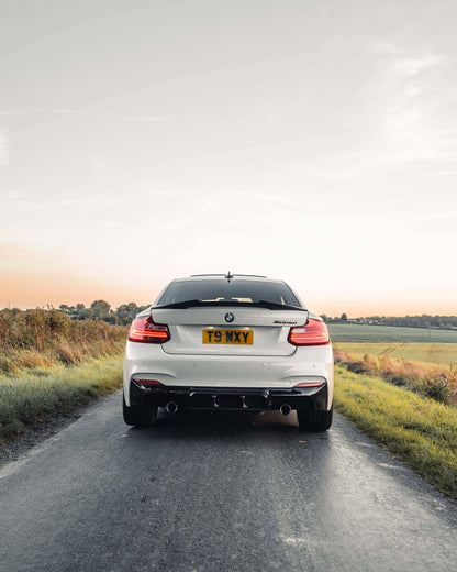 ZAERO EVO-1 Gloss Black Rear Diffuser BMW 2 Series F22/F23