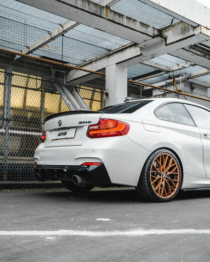 ZAERO EVO-1 Gloss Black Rear Diffuser BMW 2 Series F22/F23