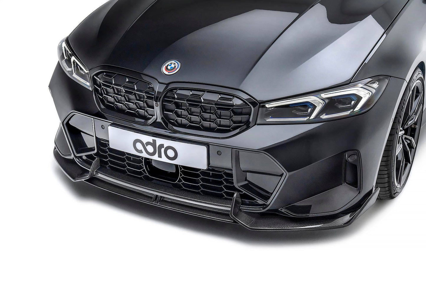 Adro Carbon Fibre Front Splitter for BMW M340i G20/G21 LCI (2022+)