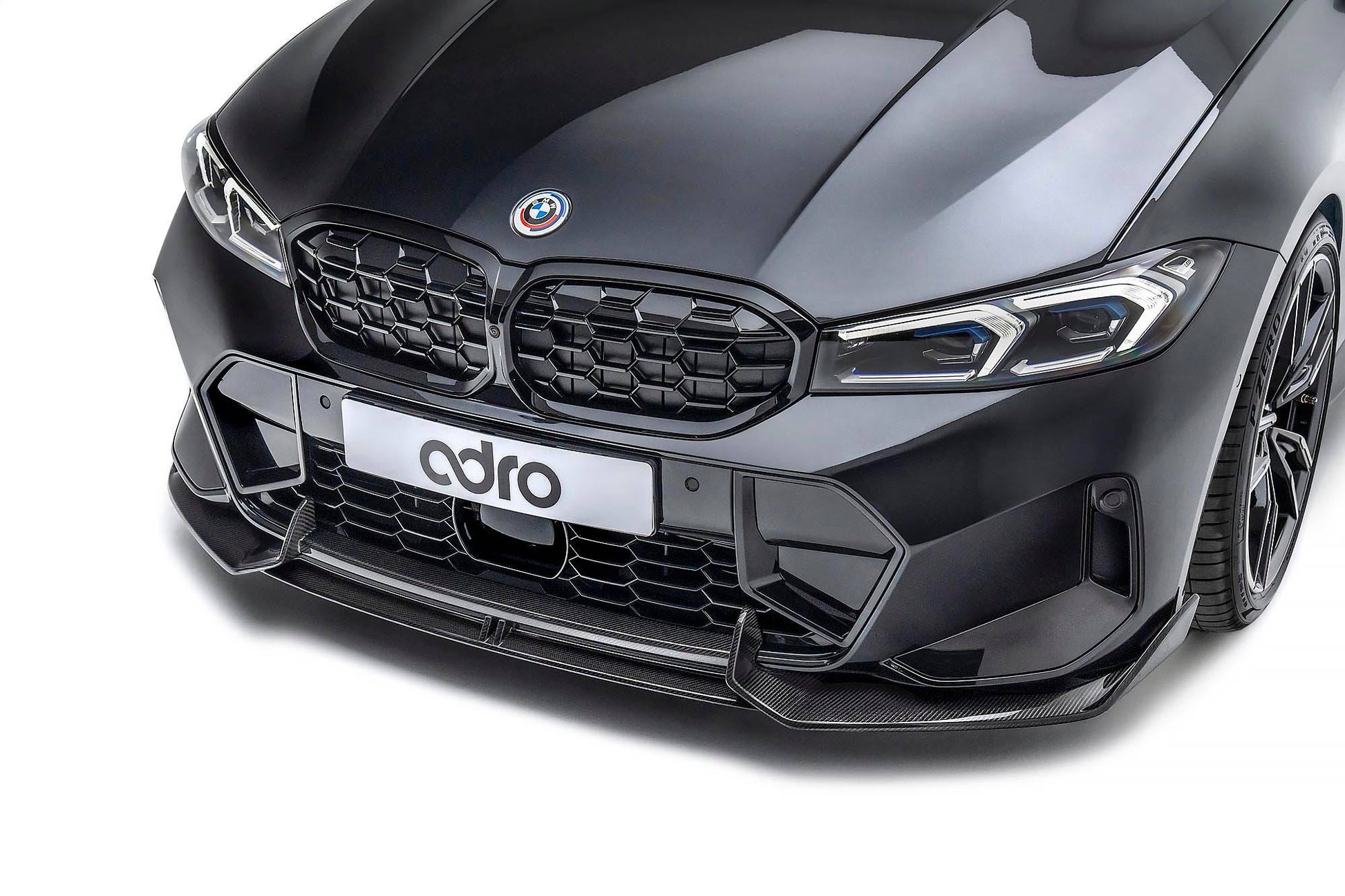Adro Carbon Fibre Front Splitter for BMW M340i G20/G21 LCI (2022+)