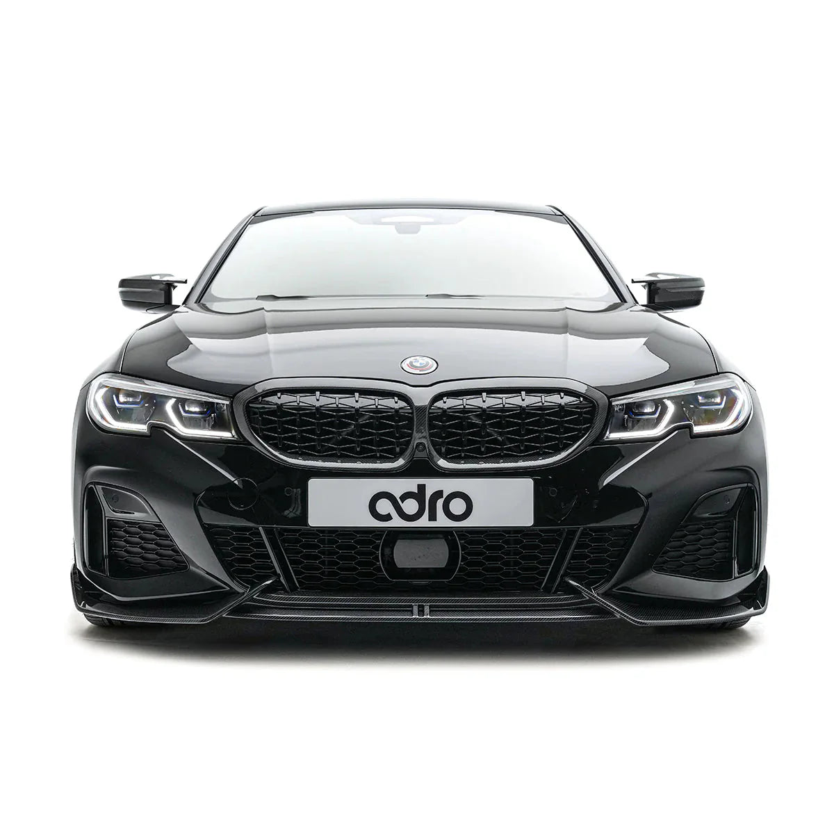 BMW 3 Series M340i G20 G21 (Pre - LCI) Carbon Fibre Front Splitter by Adro (2018 - 2022) - | Front Lips & Splitters | FD Racing