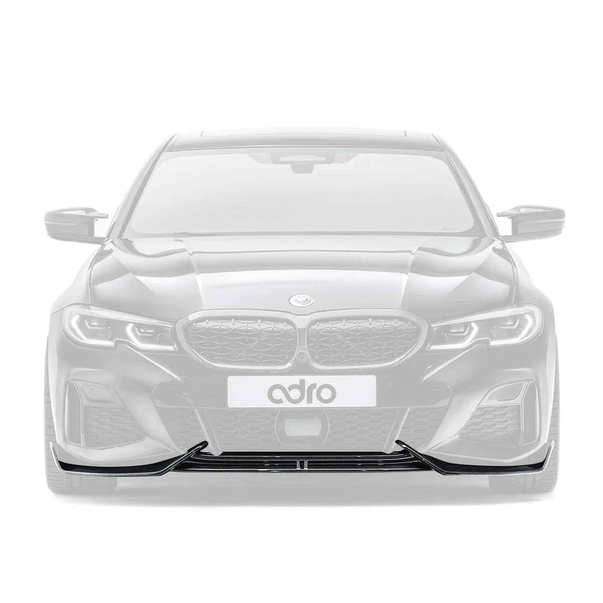 BMW 3 Series M340i G20 G21 (Pre - LCI) Carbon Fibre Front Splitter by Adro (2018 - 2022) - | Front Lips & Splitters | FD Racing