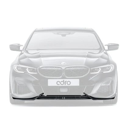 BMW 3 Series M340i G20 G21 (Pre - LCI) Carbon Fibre Front Splitter by Adro (2018 - 2022) - | Front Lips & Splitters | FD Racing