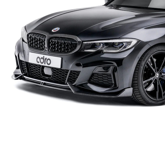 BMW 3 Series M340i G20 G21 (Pre - LCI) Carbon Fibre Front Splitter by Adro (2018 - 2022) - | Front Lips & Splitters | FD Racing