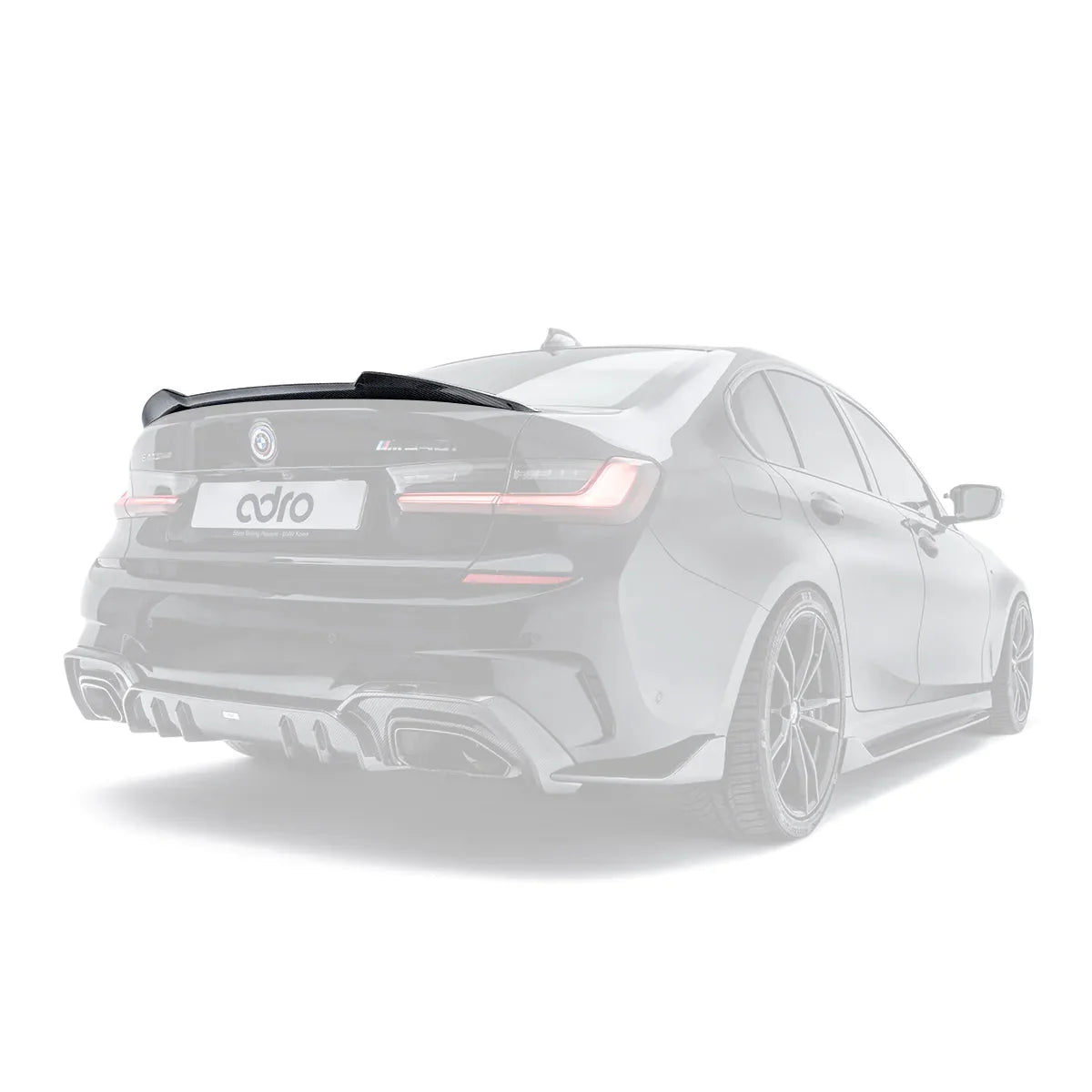 BMW 3 Series, M340i G20 & M3 G80 Pre - Preg Carbon Fibre Rear Spoiler by Adro (2018+) - | Rear Spoilers | FD Racing