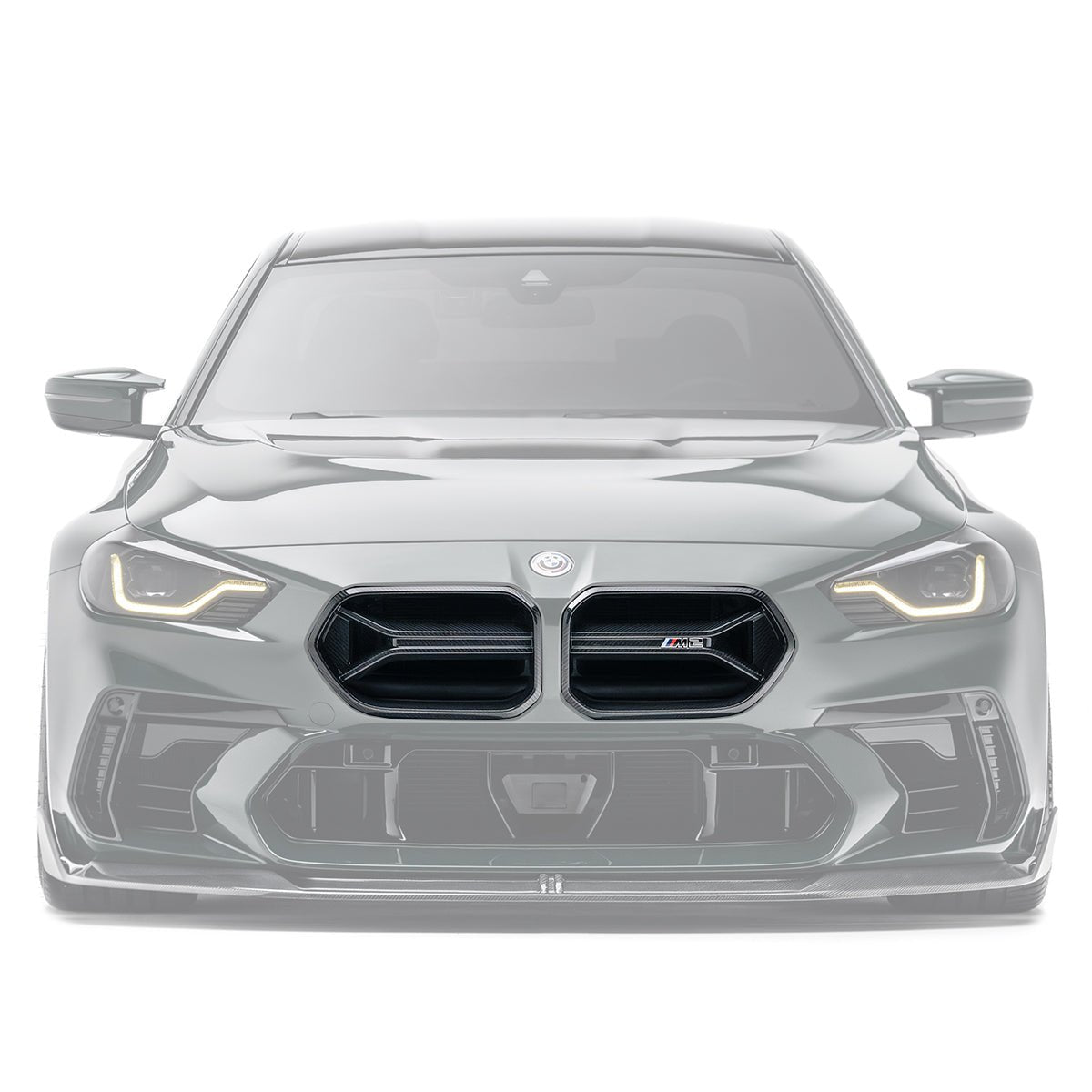 Adro Carbon Fiber Front Grilles for BMW G87 M2 (ADRO Bumper)
