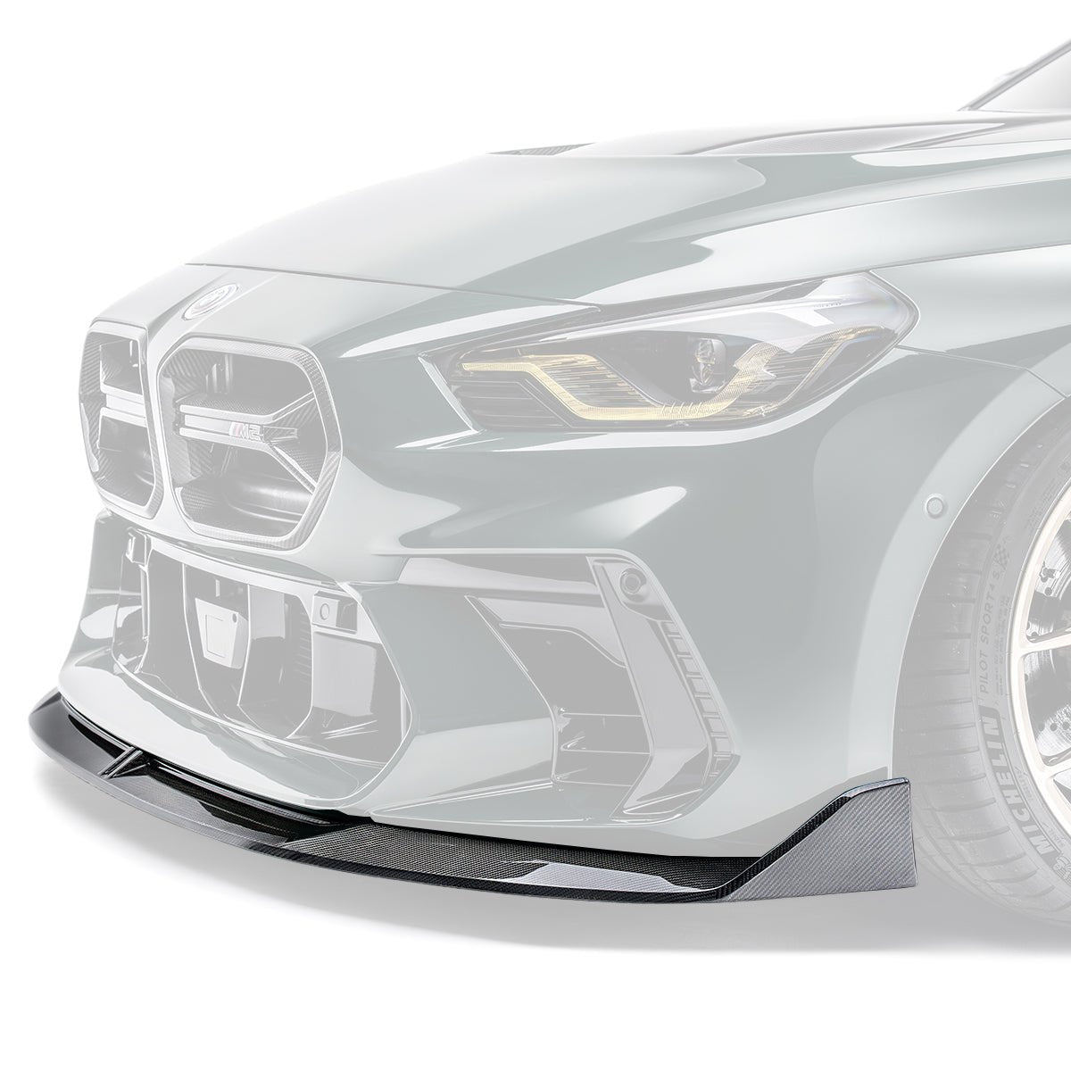 Adro Carbon Fiber Front Lip V2 for BMW G87 M2 (ADRO Bumper)