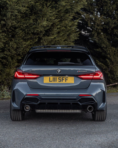 ZAERO EVO-1 Gloss Black Rear Diffuser for BMW M135i & 1 Series F40