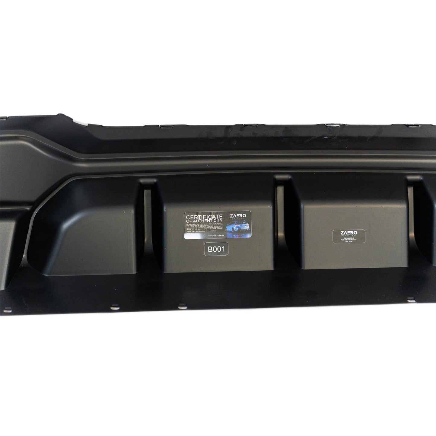 ZAERO EVO-1 Gloss Black Rear Diffuser for BMW M135i & 1 Series F40