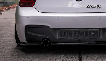 ZAERO Design EVO-1 Rear Diffuser Splitters Gloss Black BMW M135i F20