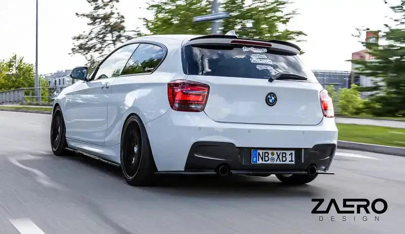 ZAERO Design EVO-1 Rear Diffuser Splitters Gloss Black BMW M135i F20