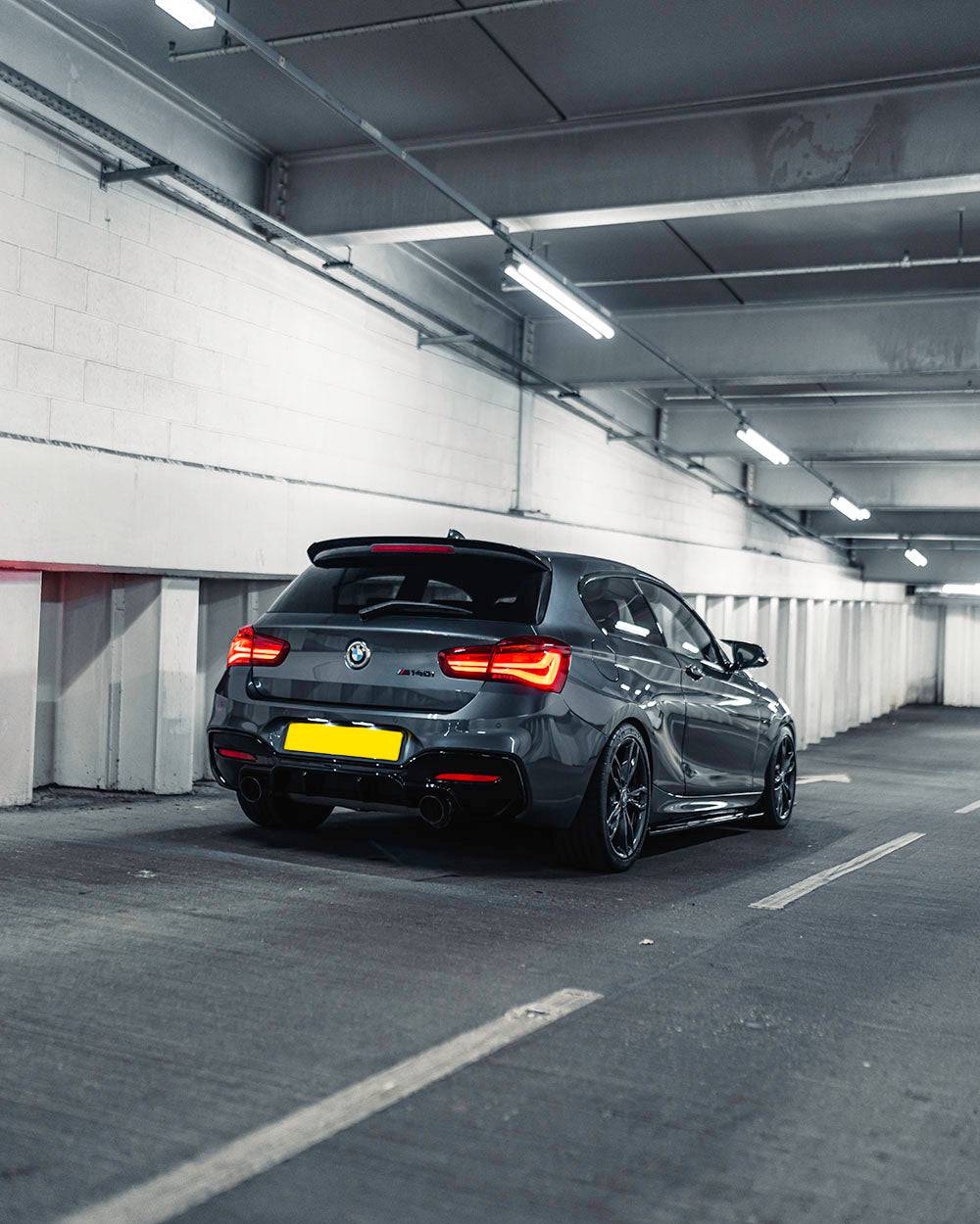 ZAERO EVO-1 Rear Diffuser Gloss Black BMW M135i M140i F21 LCI