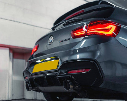 ZAERO EVO-1 Rear Diffuser Gloss Black BMW M135i M140i F21 LCI