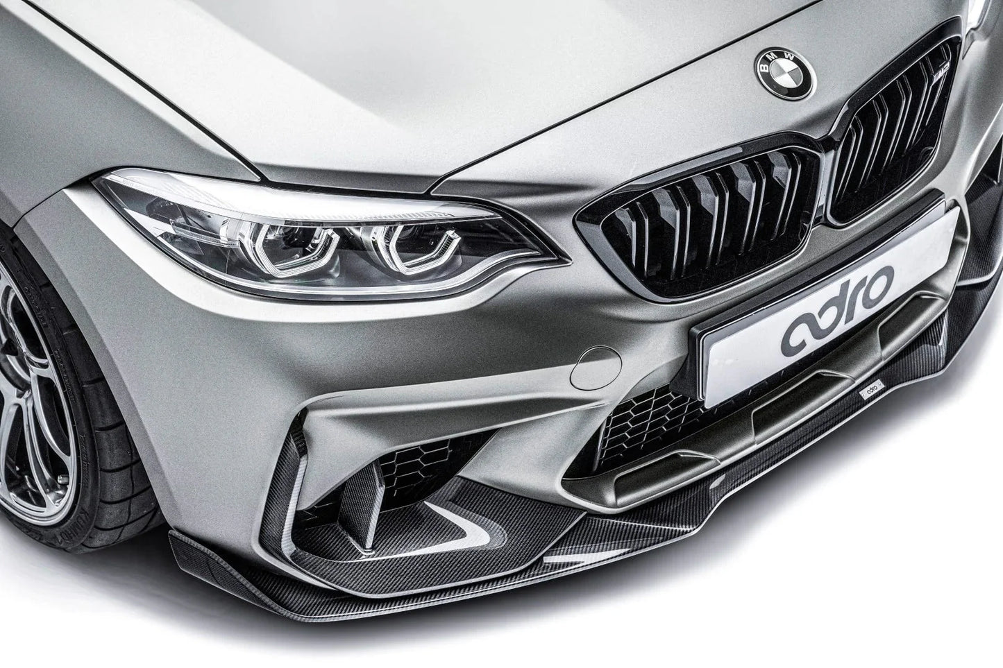 Adro Carbon Fibre Front Splitter for BMW M2 Competition F87 (2018-2021