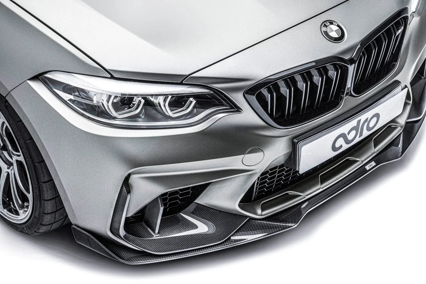 Adro Carbon Fibre Front Splitter for BMW M2 Competition F87 (2018-2021