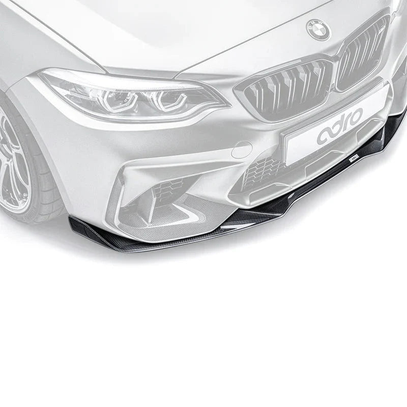 Adro Carbon Fibre Front Splitter for BMW M2 Competition F87 (2018-2021