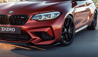ZAERO EVO-S Gloss Black Front Splitter for BMW M2 Competition F87
