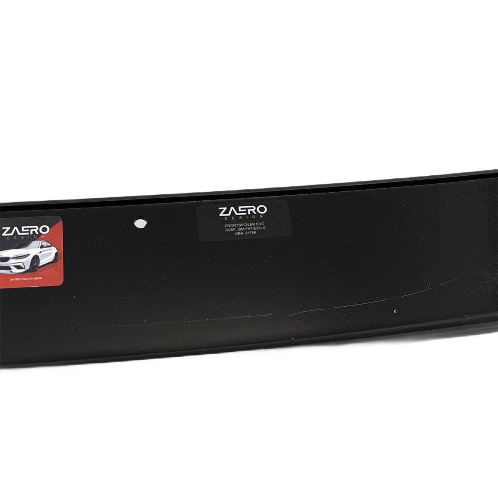 ZAERO EVO-S Gloss Black Front Splitter for BMW M2 Competition F87