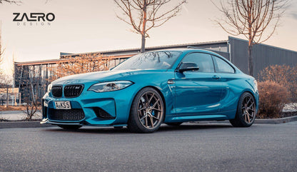 ZAERO EVO-S Gloss Black Front Splitter BMW M2 F87