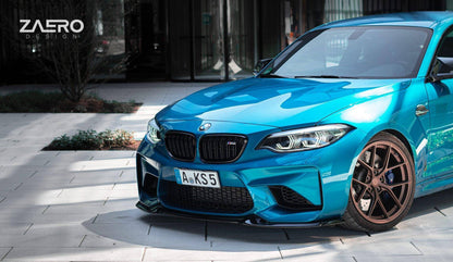 ZAERO EVO-S Gloss Black Front Splitter BMW M2 F87
