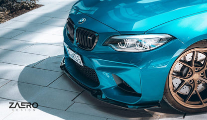 ZAERO EVO-S Gloss Black Front Splitter BMW M2 F87