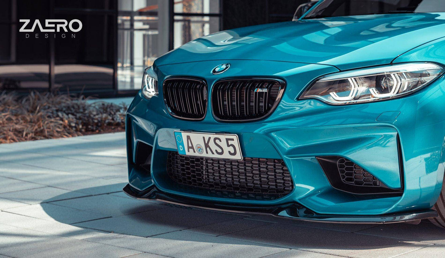 ZAERO EVO-S Gloss Black Front Splitter BMW M2 F87
