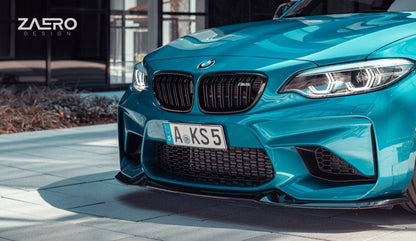 ZAERO EVO-S Gloss Black Front Splitter BMW M2 F87