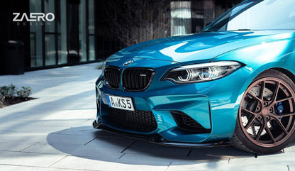 ZAERO EVO-S Gloss Black Front Splitter BMW M2 F87