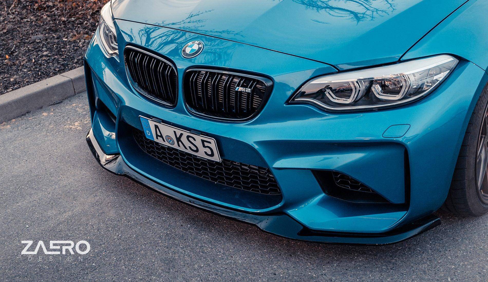 ZAERO EVO-S Gloss Black Front Splitter BMW M2 F87