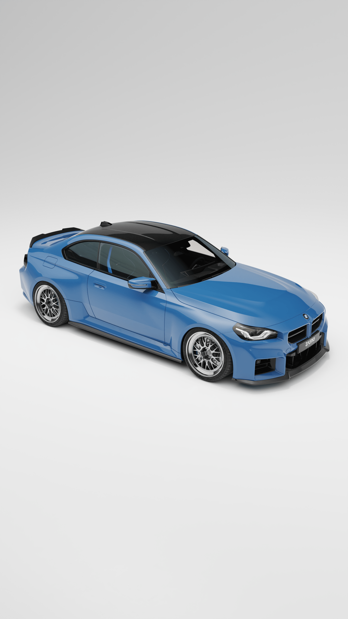 BMW M2 G87 EVO-S Gloss Black Front Lip by ZAERO (2023+) | Front Splitter | FD Racing