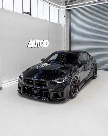 BMW M2 G87 EVO-S Gloss Black Front Lip by ZAERO (2023+) | Front Splitter | FD Racing
