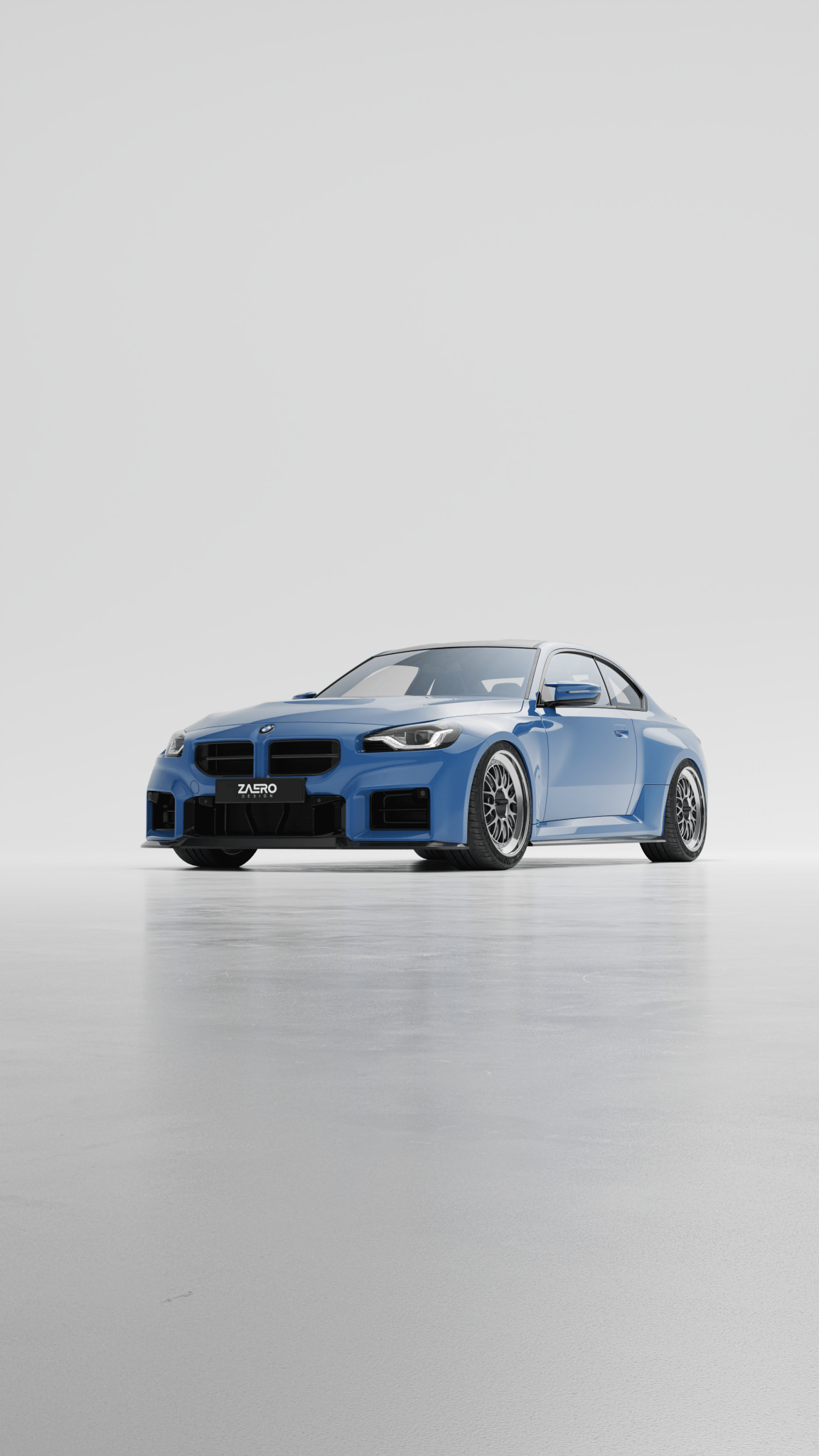 BMW M2 G87 EVO-S Gloss Black Front Lip by ZAERO (2023+) | Front Splitter | FD Racing