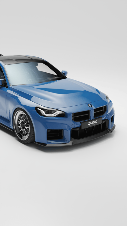 BMW M2 G87 EVO-S Gloss Black Front Lip by ZAERO (2023+) | Front Splitter | FD Racing