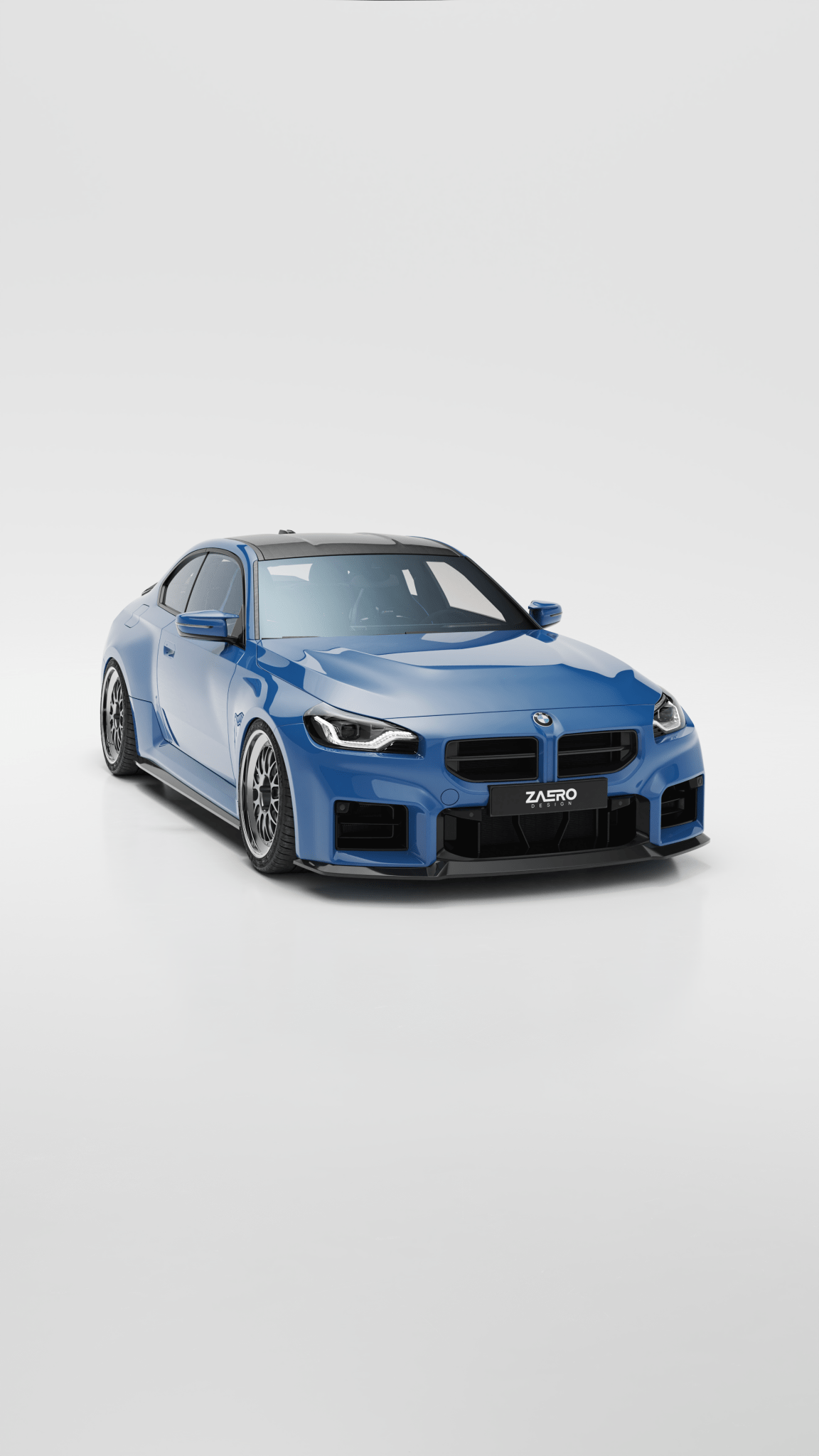 BMW M2 G87 EVO-S Gloss Black Front Lip by ZAERO (2023+) | Front Splitter | FD Racing