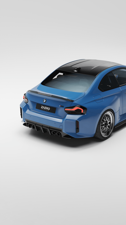 ZAERO EVO-S Rear Diffuser Gloss Black for BMW M2 G87