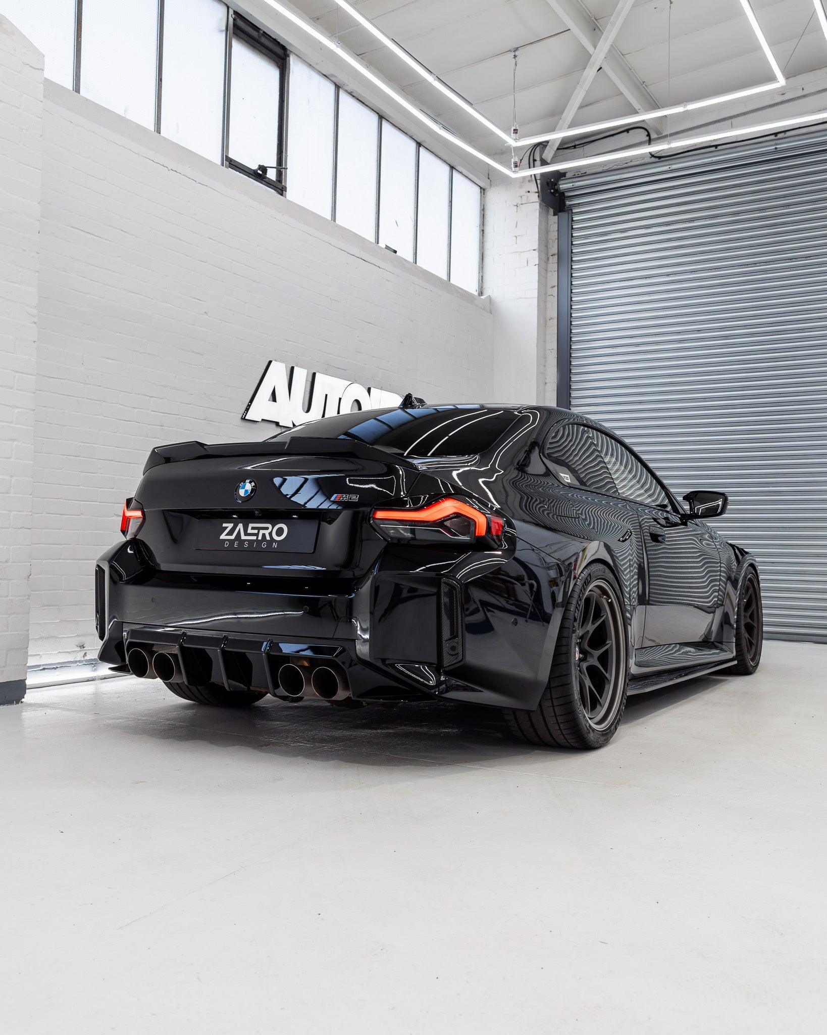 ZAERO EVO-S Rear Diffuser Gloss Black for BMW M2 G87