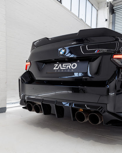ZAERO EVO-S Rear Diffuser Gloss Black for BMW M2 G87