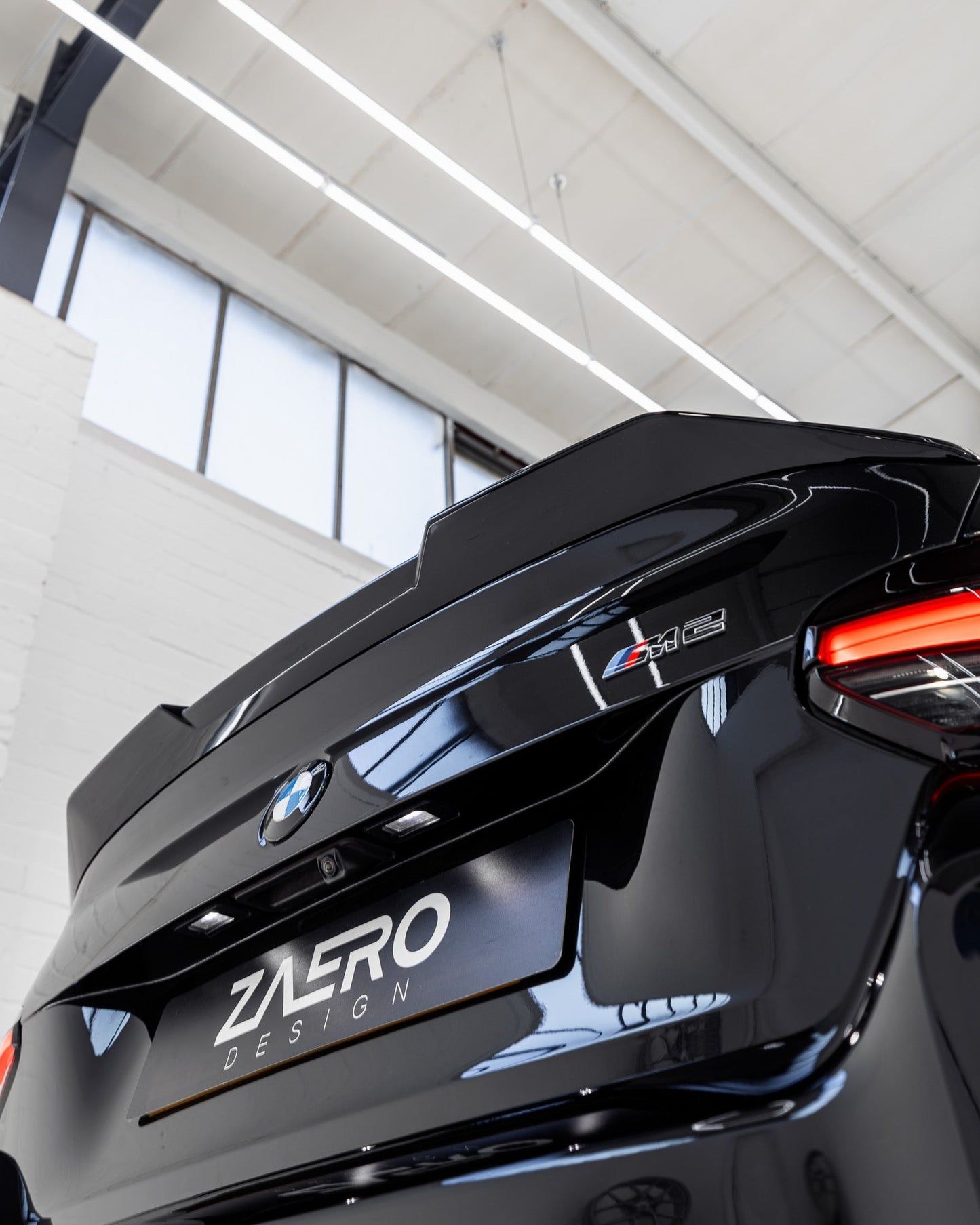 ZAERO EVO-S Rear Spoiler Lip Gloss Black for BMW M2 G87