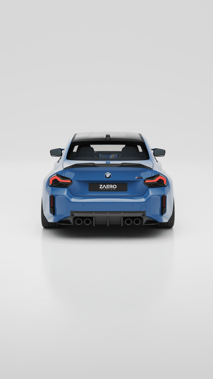 ZAERO EVO-S Rear Spoiler Lip Gloss Black for BMW M2 G87
