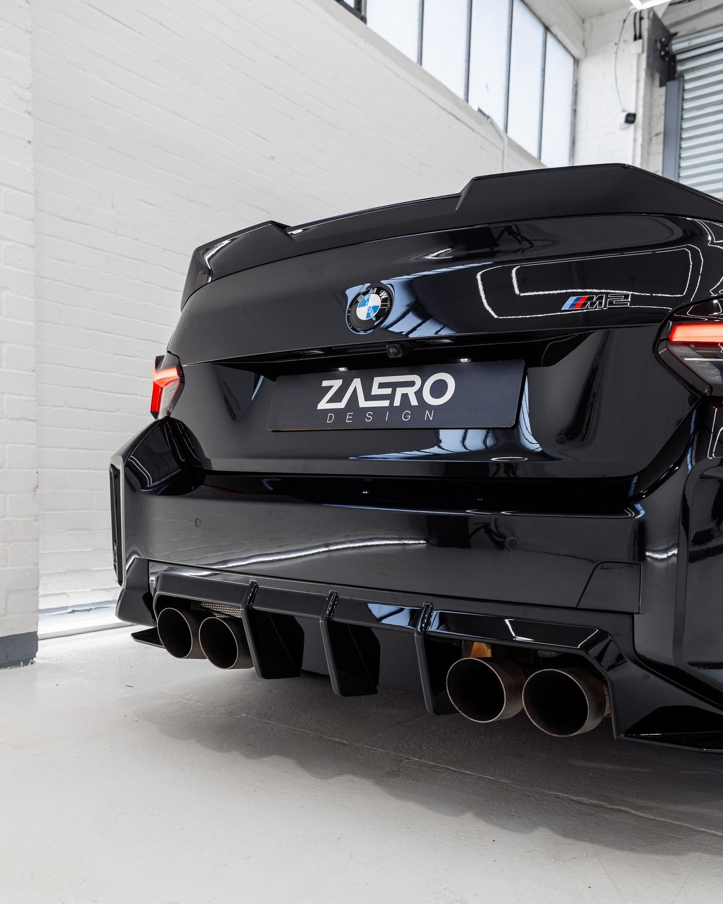 ZAERO EVO-S Rear Spoiler Lip Gloss Black for BMW M2 G87