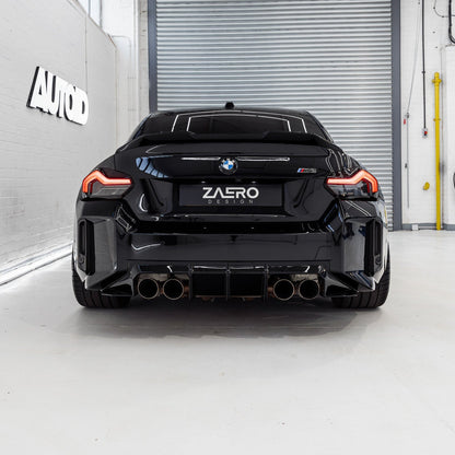 ZAERO EVO-S Rear Spoiler Lip Gloss Black for BMW M2 G87