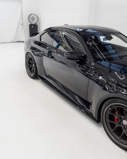 ZAERO EVO-S Side Skirts Gloss Black for BMW M2 G87