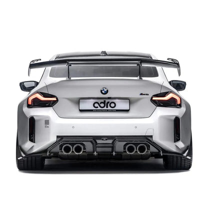 BMW M2 G87 Pre - Preg Carbon Fibre AT - R3 Swan Neck Rear Wing by Adro (2023+) - | Rear Wings | FD Racing