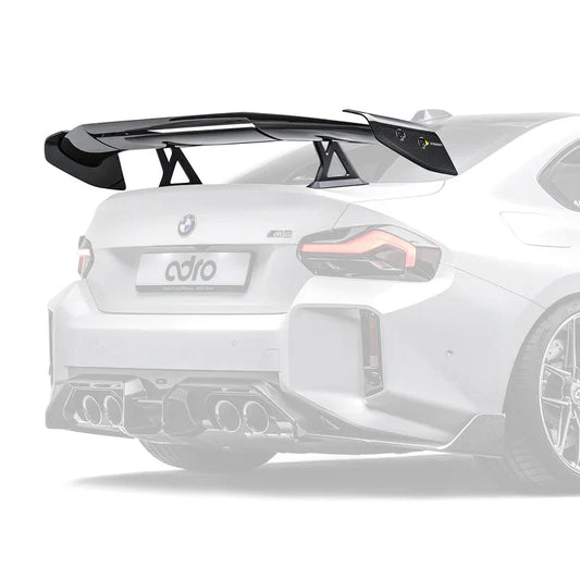 BMW M2 G87 Pre - Preg Carbon Fibre AT - R3 Swan Neck Rear Wing by Adro (2023+) - | Rear Wings | FD Racing
