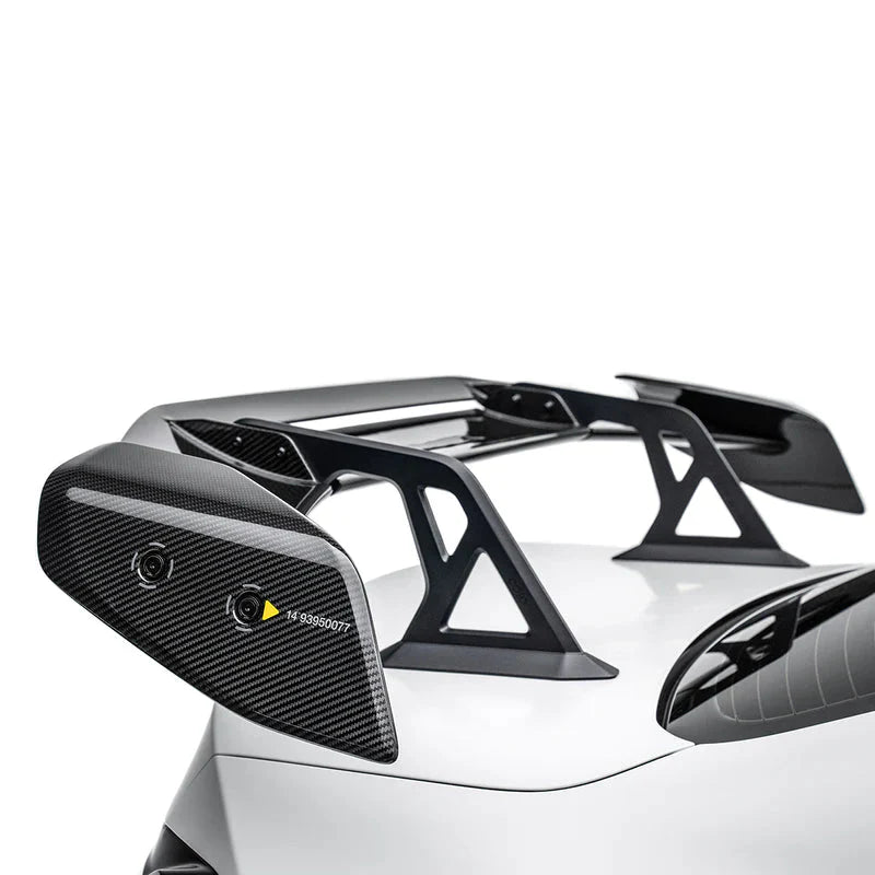 BMW M2 G87 Pre - Preg Carbon Fibre AT - R3 Swan Neck Rear Wing by Adro (2023+) - | Rear Wings | FD Racing
