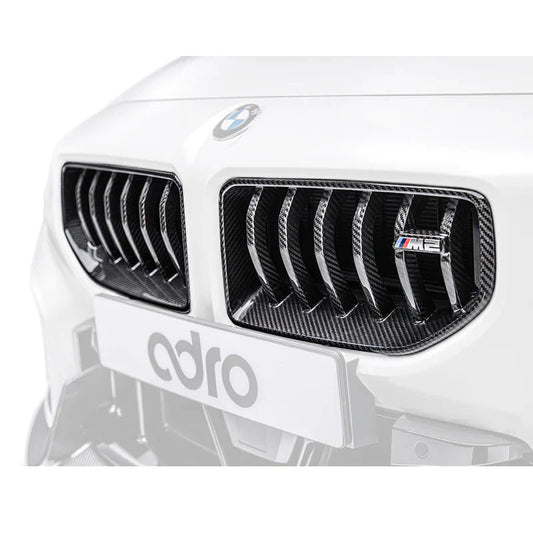 BMW M2 G87 Pre - Preg Carbon Fibre Front Grilles by Adro (2023+) - | Front Grille | FD Racing