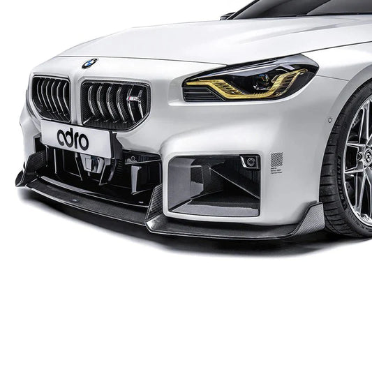 BMW M2 G87 Pre - Preg Carbon Fibre Front Splitter by Adro (2023+) - | Front Lips & Splitters | FD Racing