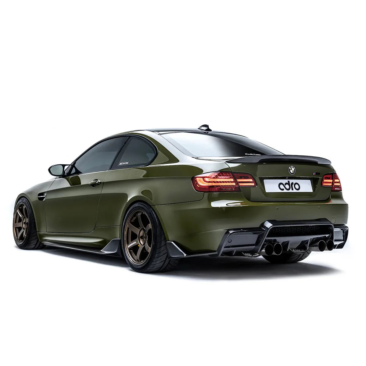 Adro Rear Diffuser BMW M3 E92 Wet Carbon Fibre with High-Gloss Finish